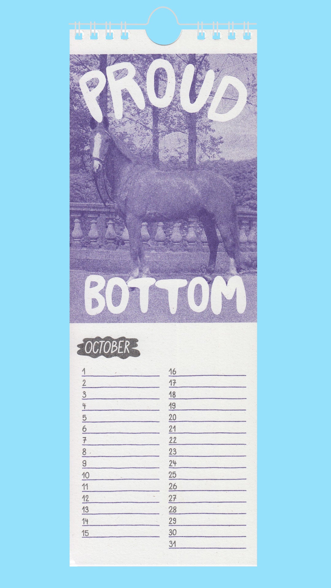 Queer Horses Riso Kalender