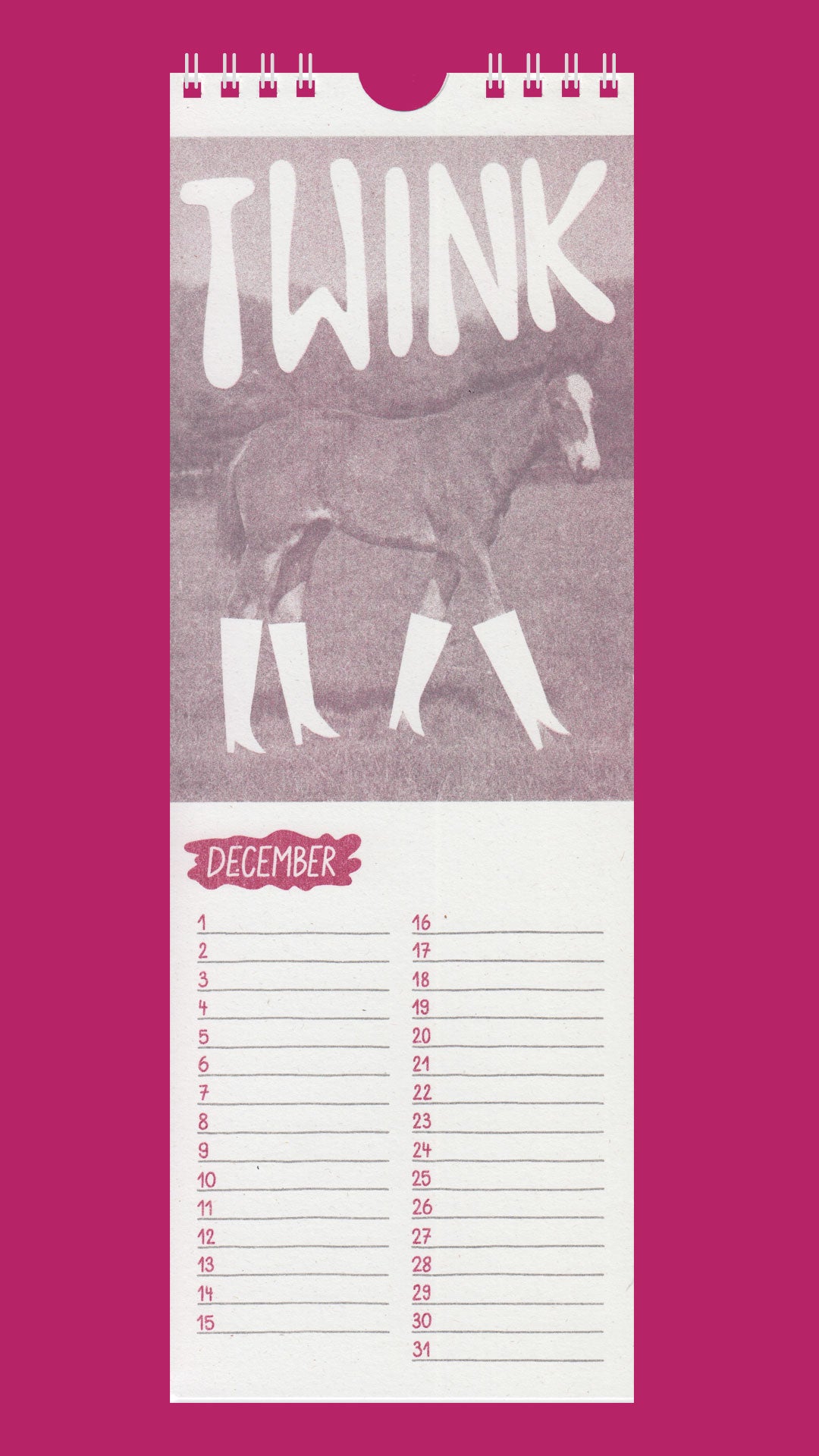 Queer Horses Riso Kalender