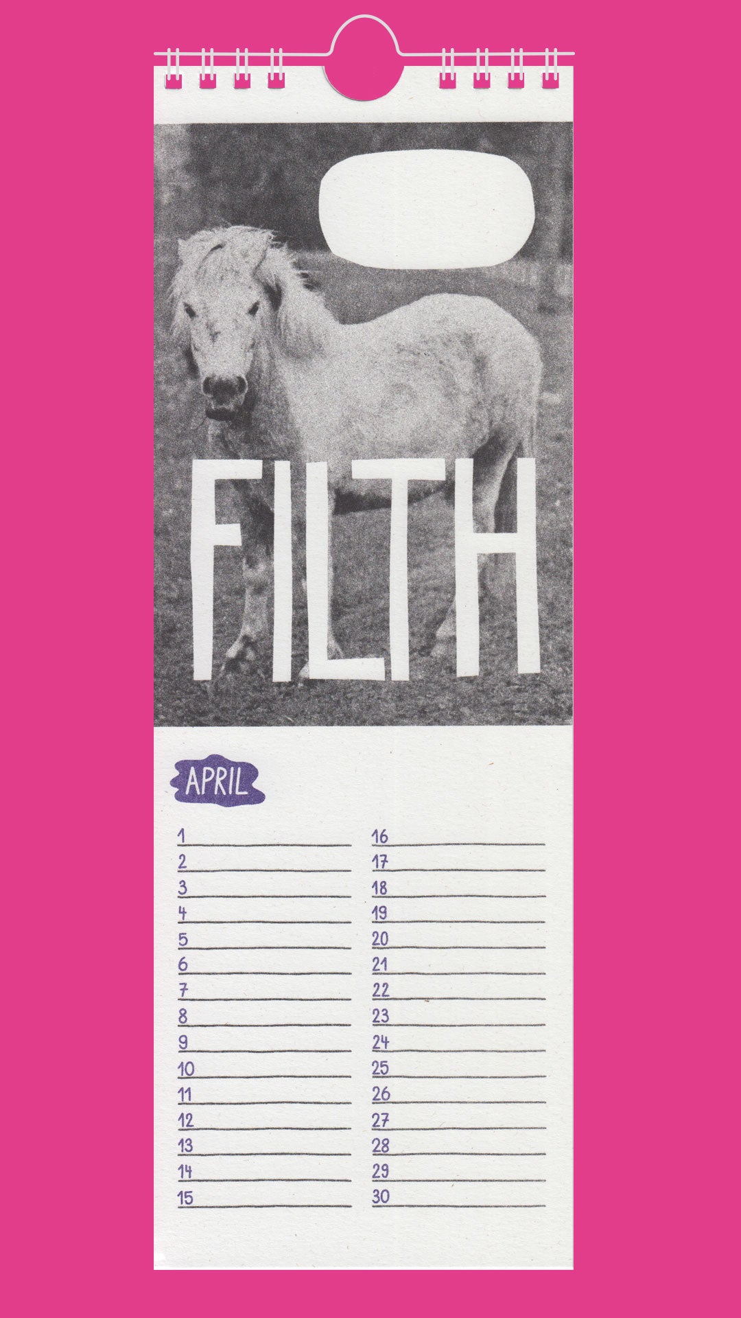 Queer Horses Riso Kalender