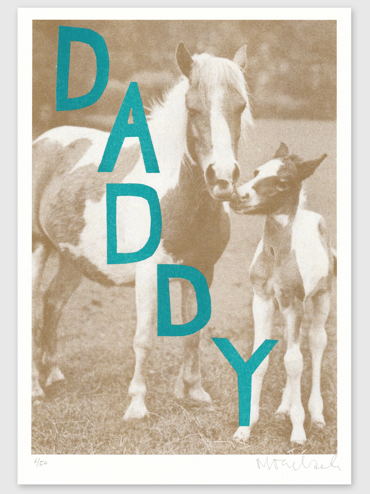 Riso print "Daddy"