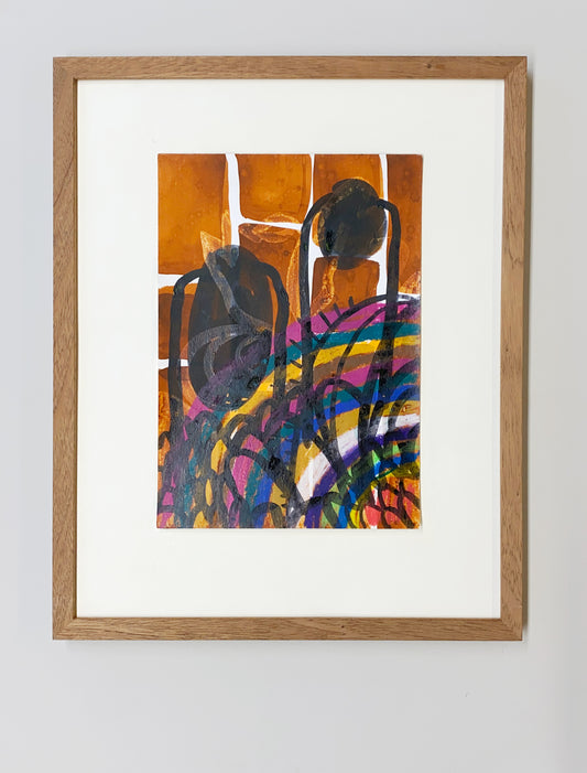 Drawing – "A walk"