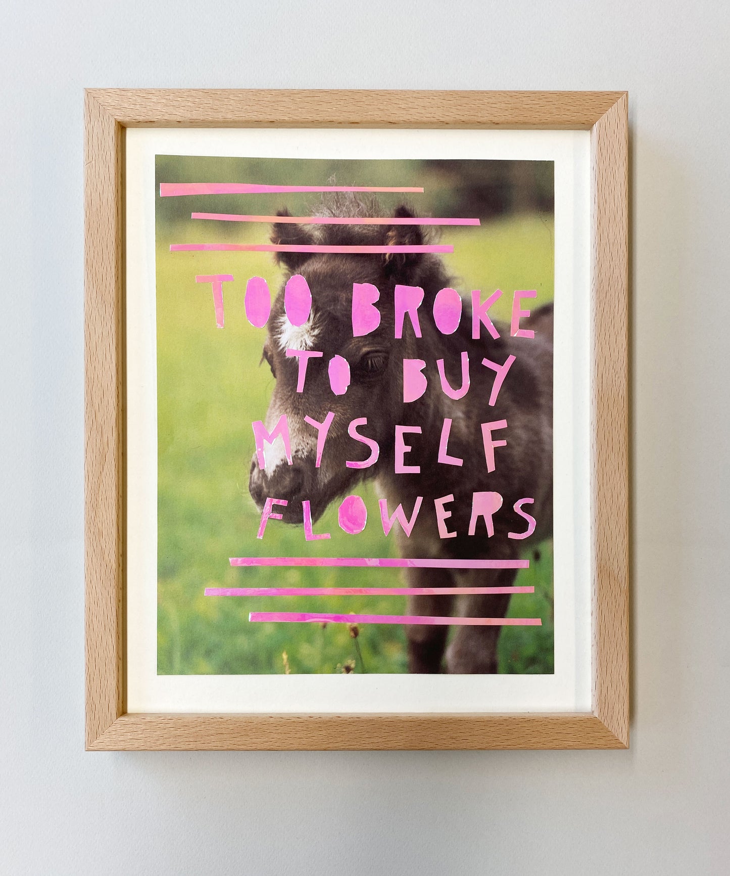 Collage  – "Too broke"